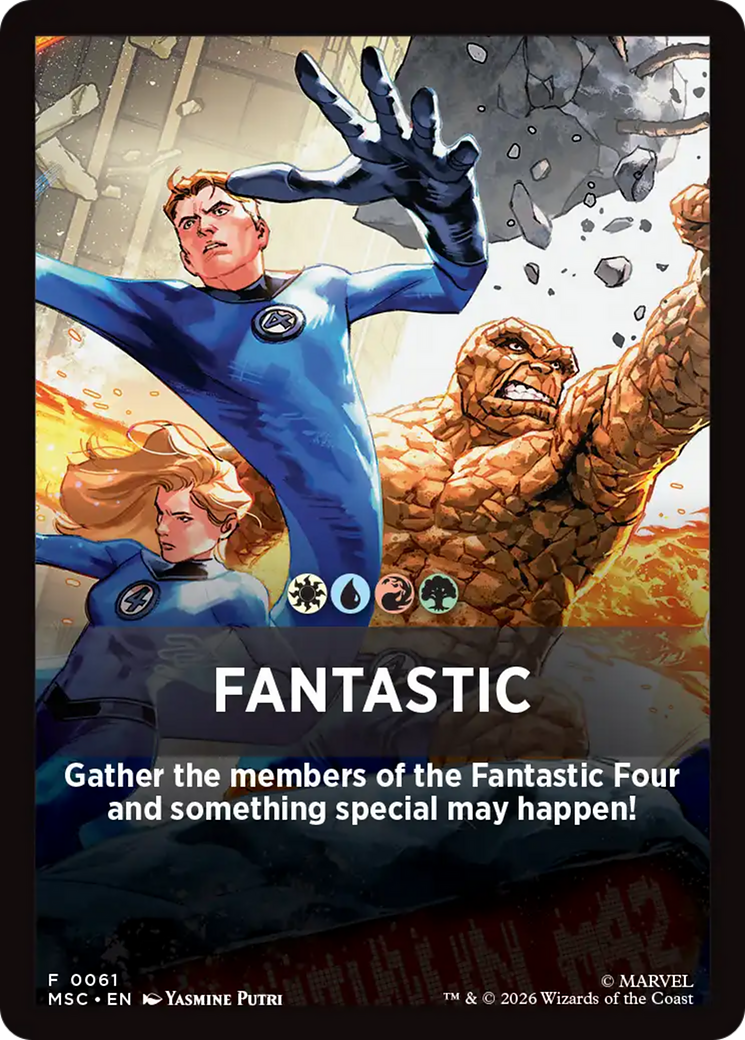 Fantastic Theme Card [Marvel Super Heroes Commander] | Red Claw Gaming
