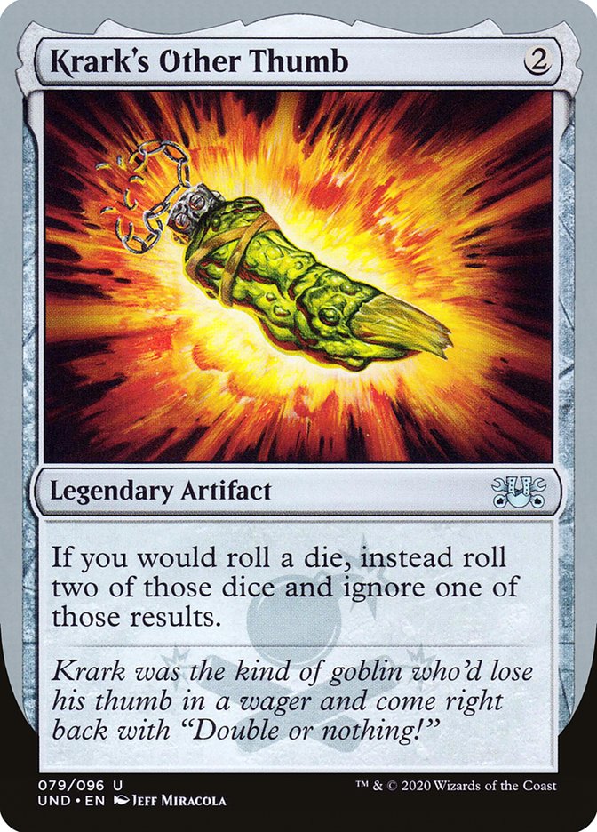 Krark's Other Thumb [Unsanctioned] MTG Single Magic: The Gathering | Red Claw Gaming