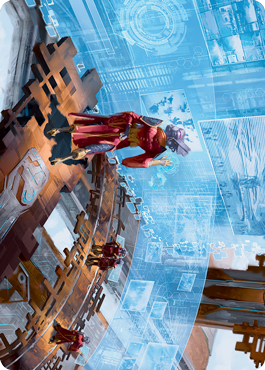 Universal Surveillance Art Card [Kamigawa: Neon Dynasty Art Series] MTG Single Magic: The Gathering | Red Claw Gaming