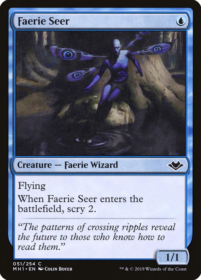 Faerie Seer [Modern Horizons] MTG Single Magic: The Gathering    | Red Claw Gaming