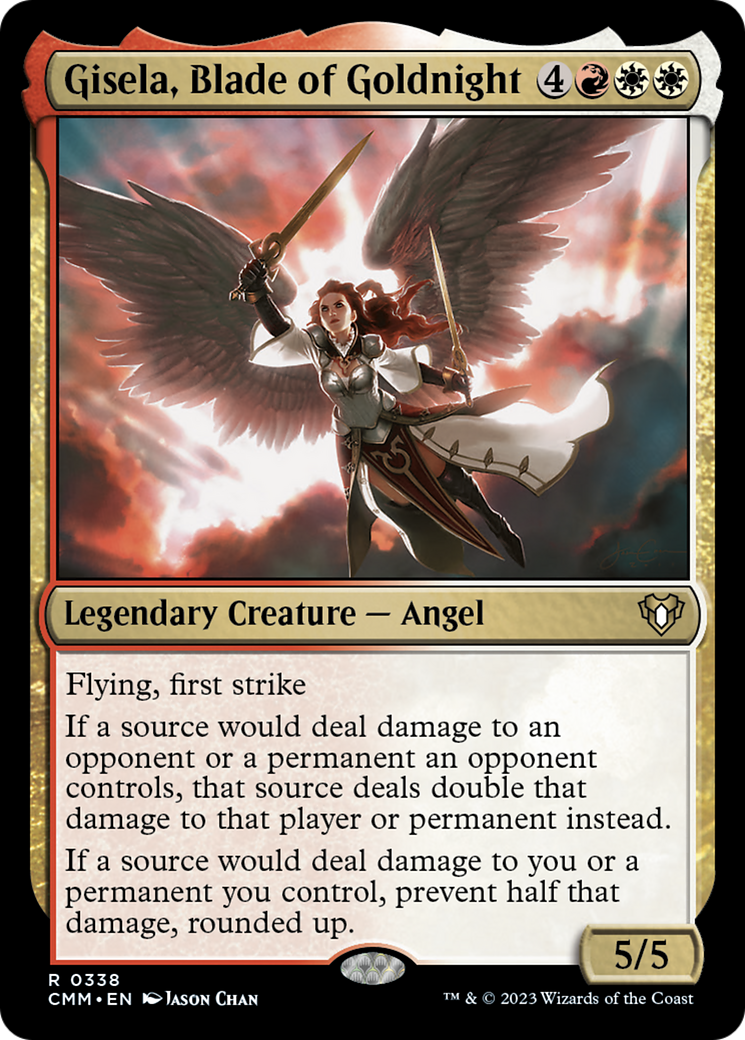 Gisela, Blade of Goldnight [Commander Masters] MTG Single Magic: The Gathering | Red Claw Gaming