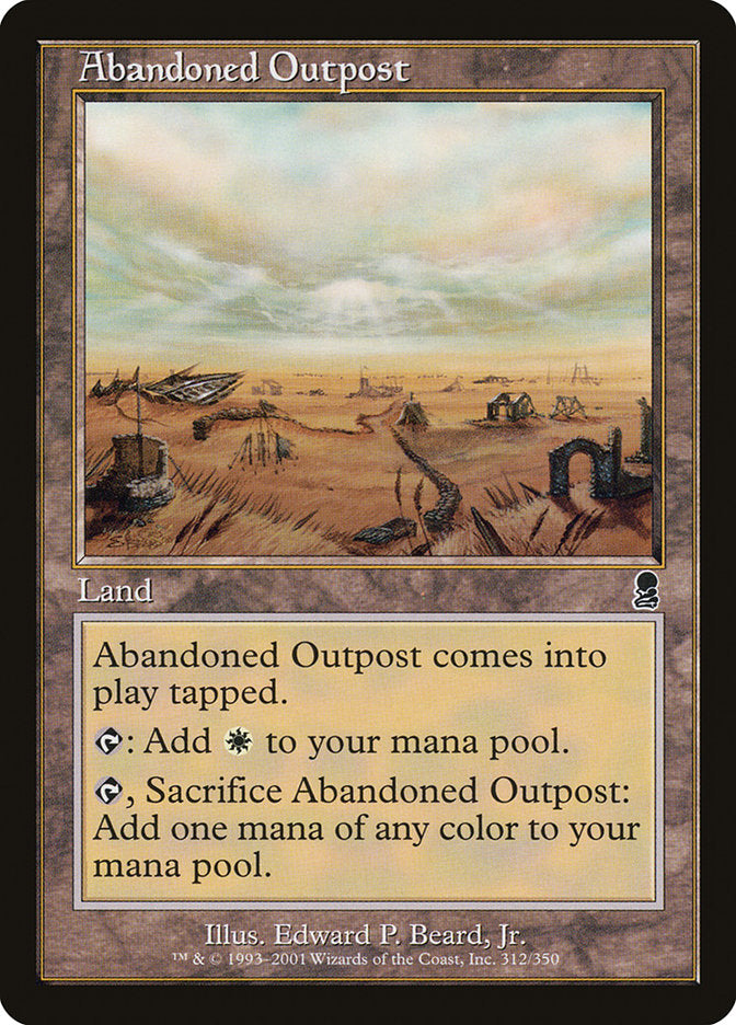 Abandoned Outpost [Odyssey] MTG Single Magic: The Gathering | Red Claw Gaming
