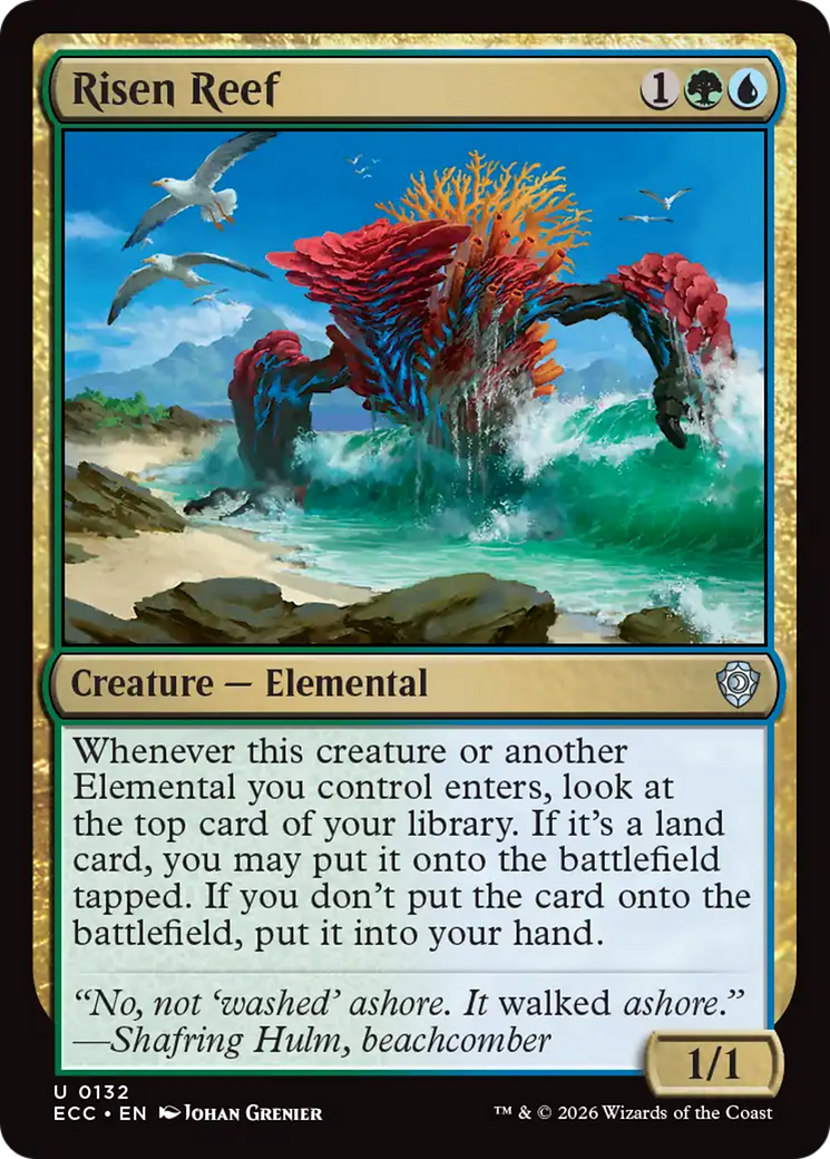 Risen Reef [Lorwyn Eclipsed Commander] MTG Single Magic: The Gathering | Red Claw Gaming