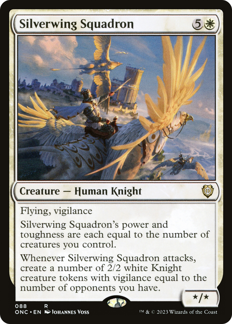 Silverwing Squadron [Phyrexia: All Will Be One Commander] MTG Single Magic: The Gathering | Red Claw Gaming