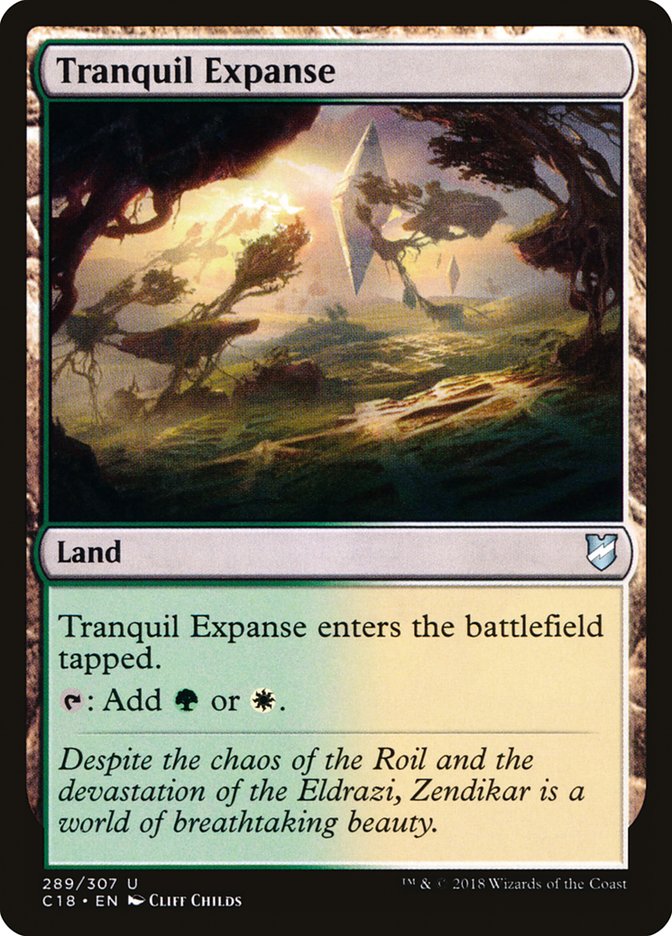 Tranquil Expanse [Commander 2018] MTG Single Magic: The Gathering | Red Claw Gaming