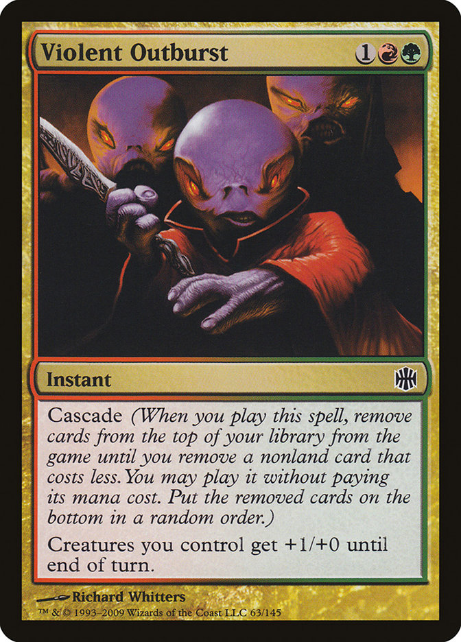 Violent Outburst [Alara Reborn] MTG Single Magic: The Gathering | Red Claw Gaming