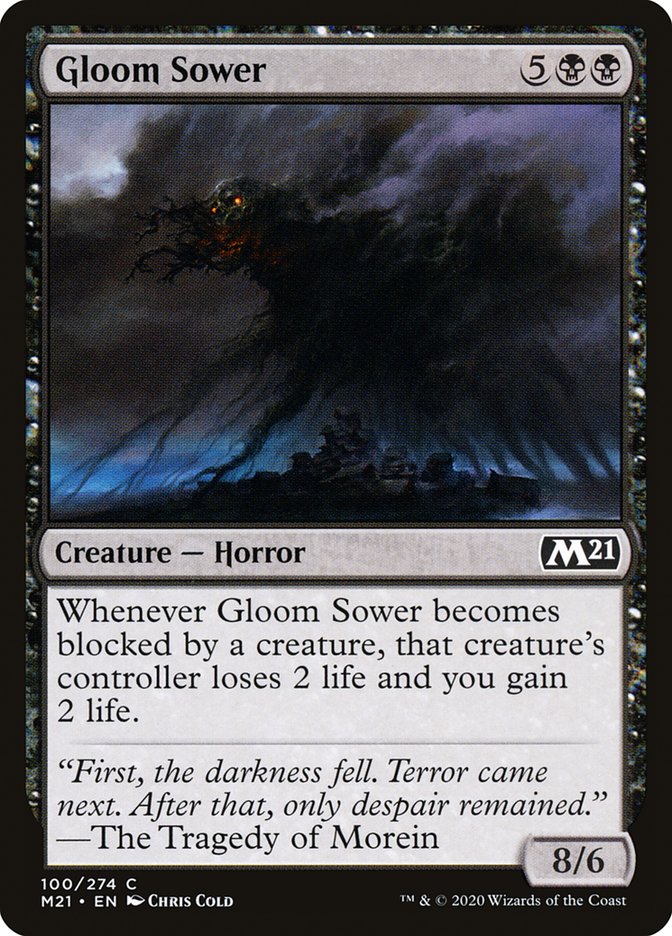Gloom Sower [Core Set 2021] MTG Single Magic: The Gathering | Red Claw Gaming