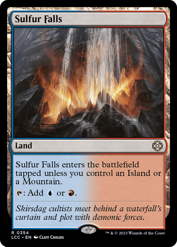 Sulfur Falls [The Lost Caverns of Ixalan Commander] MTG Single Magic: The Gathering | Red Claw Gaming