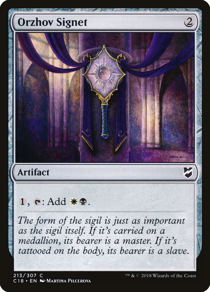 Orzhov Signet [Commander 2018] MTG Single Magic: The Gathering | Red Claw Gaming