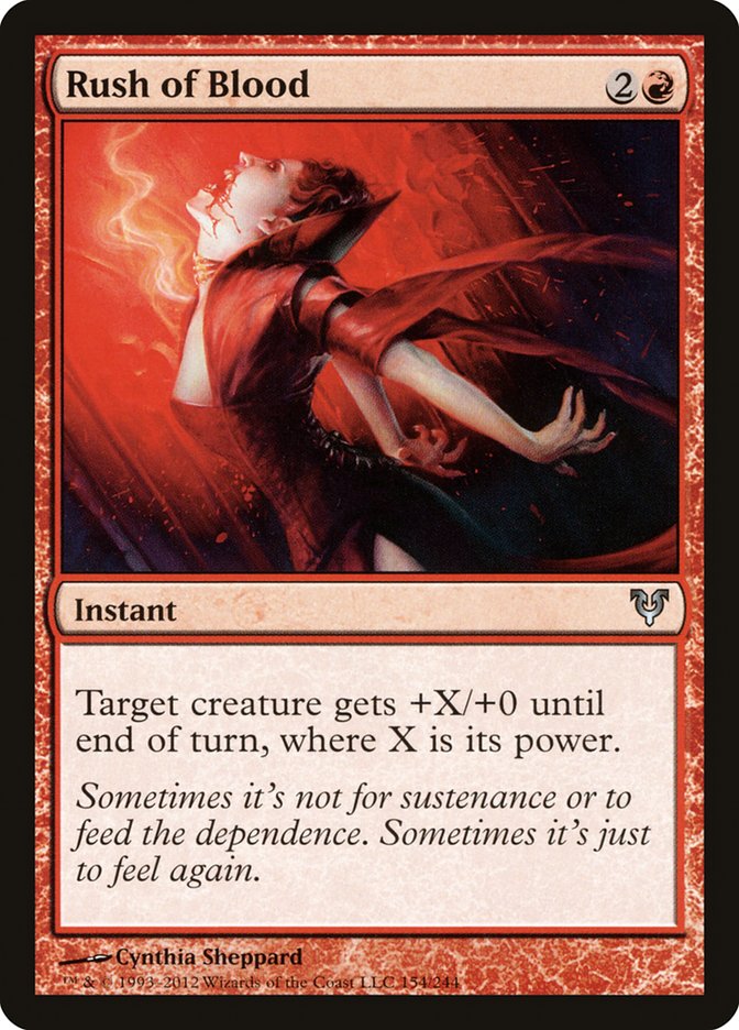 Rush of Blood [Avacyn Restored] MTG Single Magic: The Gathering | Red Claw Gaming