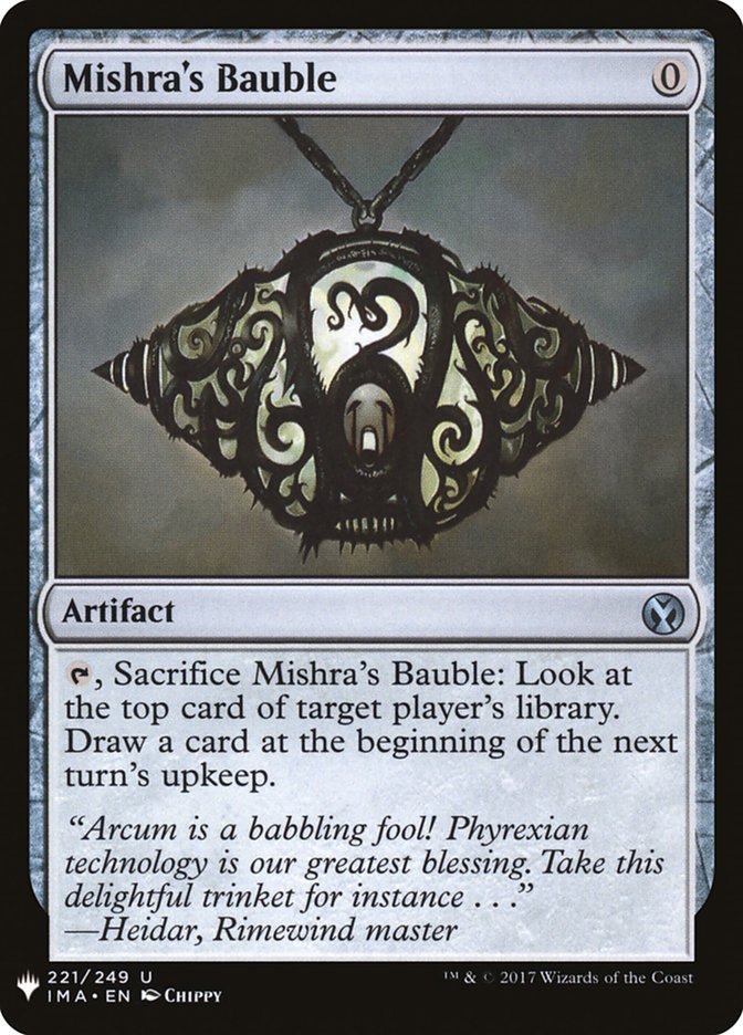 Mishra's Bauble [Mystery Booster] MTG Single Magic: The Gathering    | Red Claw Gaming