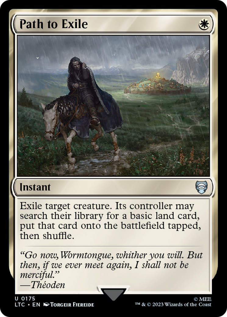 Path to Exile [The Lord of the Rings: Tales of Middle-Earth Commander] MTG Single Magic: The Gathering | Red Claw Gaming