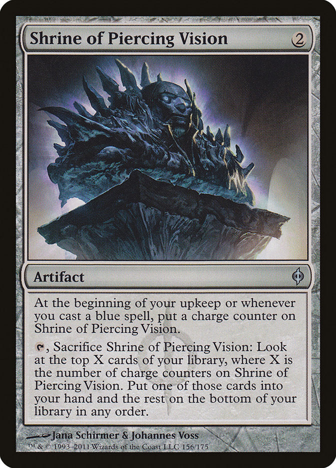 Shrine of Piercing Vision [New Phyrexia] MTG Single Magic: The Gathering | Red Claw Gaming
