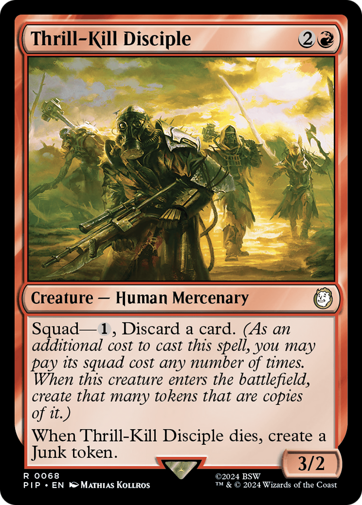 Thrill-Kill Disciple [Fallout] MTG Single Magic: The Gathering | Red Claw Gaming