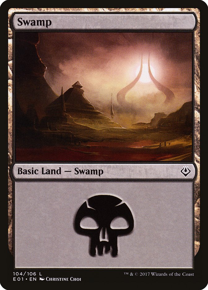 Swamp (104) [Archenemy: Nicol Bolas] MTG Single Magic: The Gathering | Red Claw Gaming