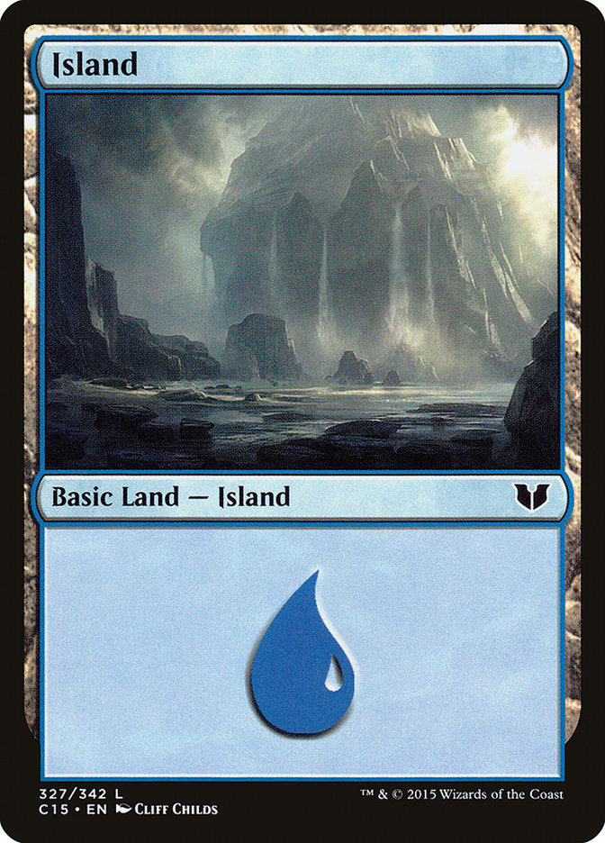 Island (327) [Commander 2015] MTG Single Magic: The Gathering | Red Claw Gaming