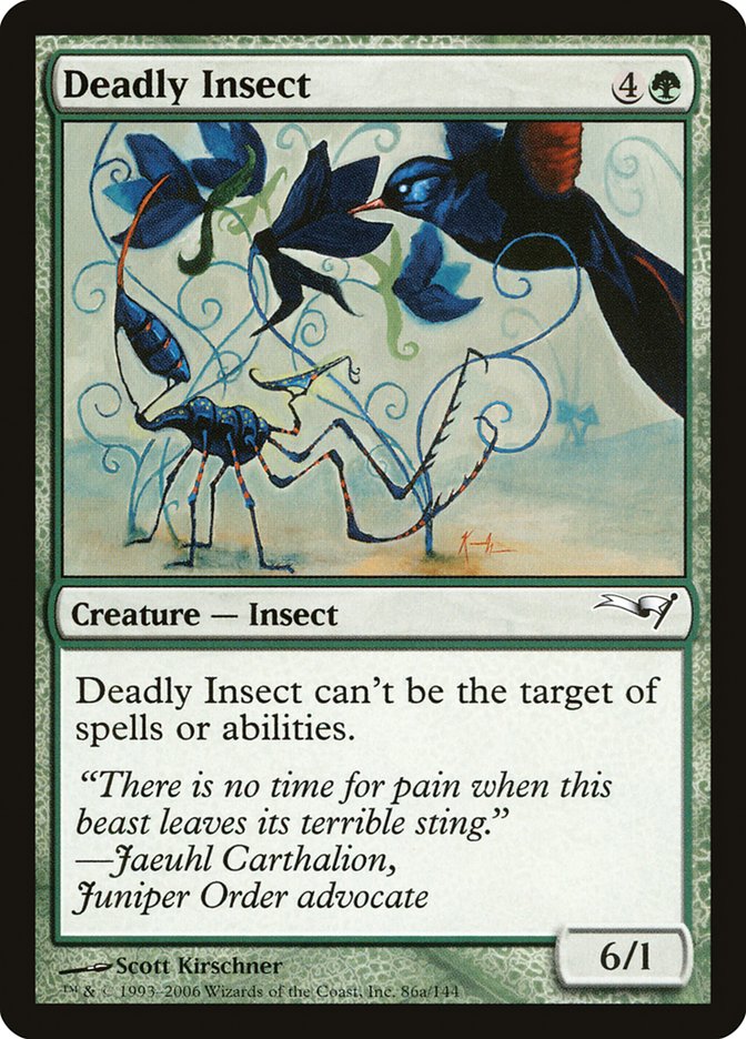 Deadly Insect [Coldsnap Theme Decks] MTG Single Magic: The Gathering | Red Claw Gaming
