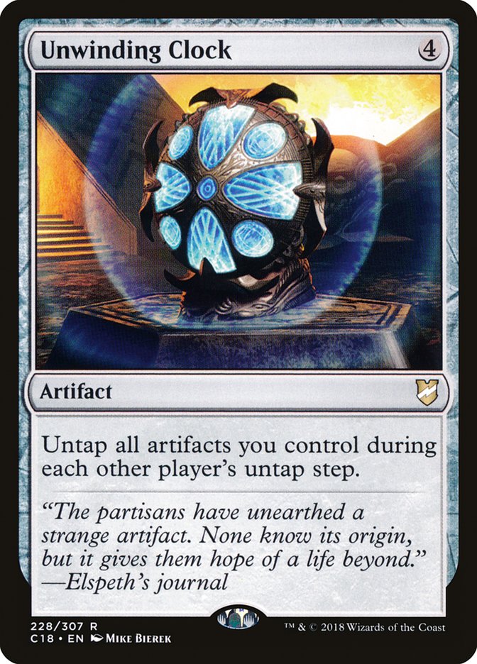 Unwinding Clock [Commander 2018] MTG Single Magic: The Gathering | Red Claw Gaming