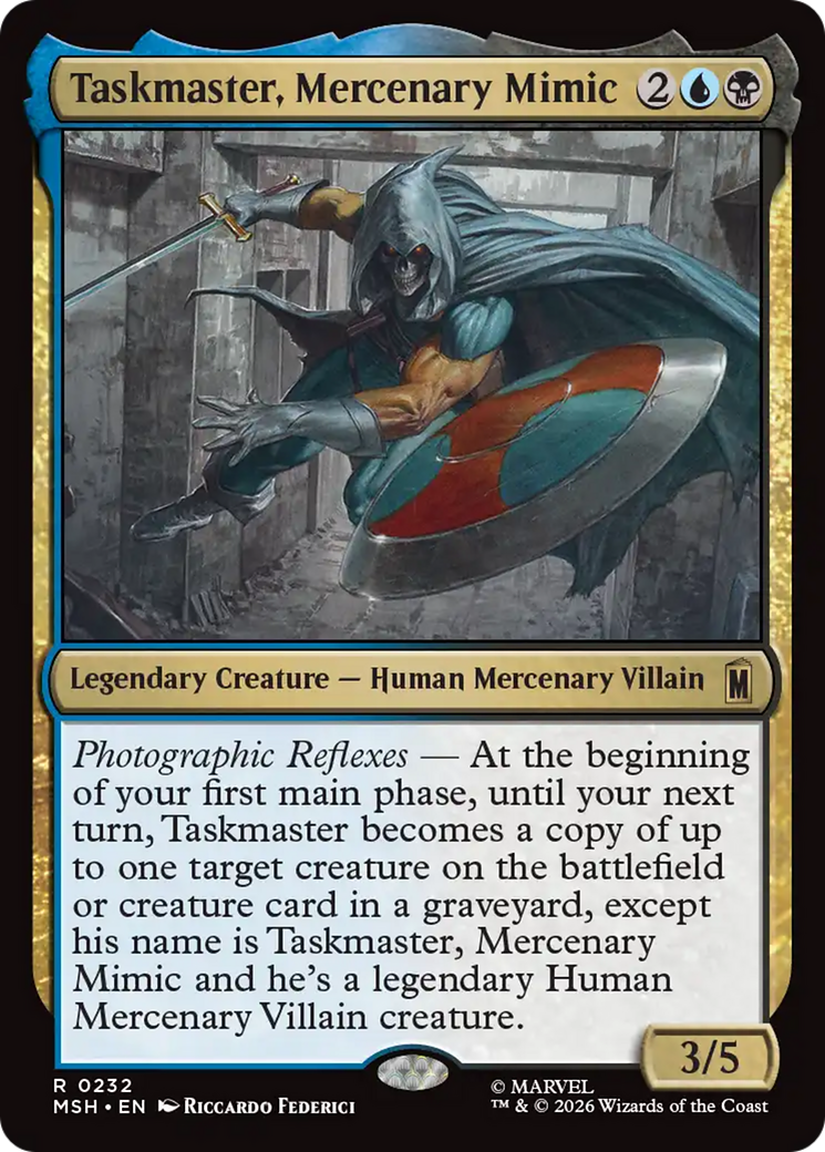 Taskmaster, Mercenary Mimic [Marvel Super Heroes] MTG Single Magic: The Gathering | Red Claw Gaming