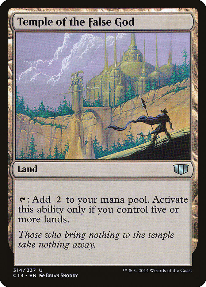 Temple of the False God [Commander 2014] MTG Single Magic: The Gathering | Red Claw Gaming