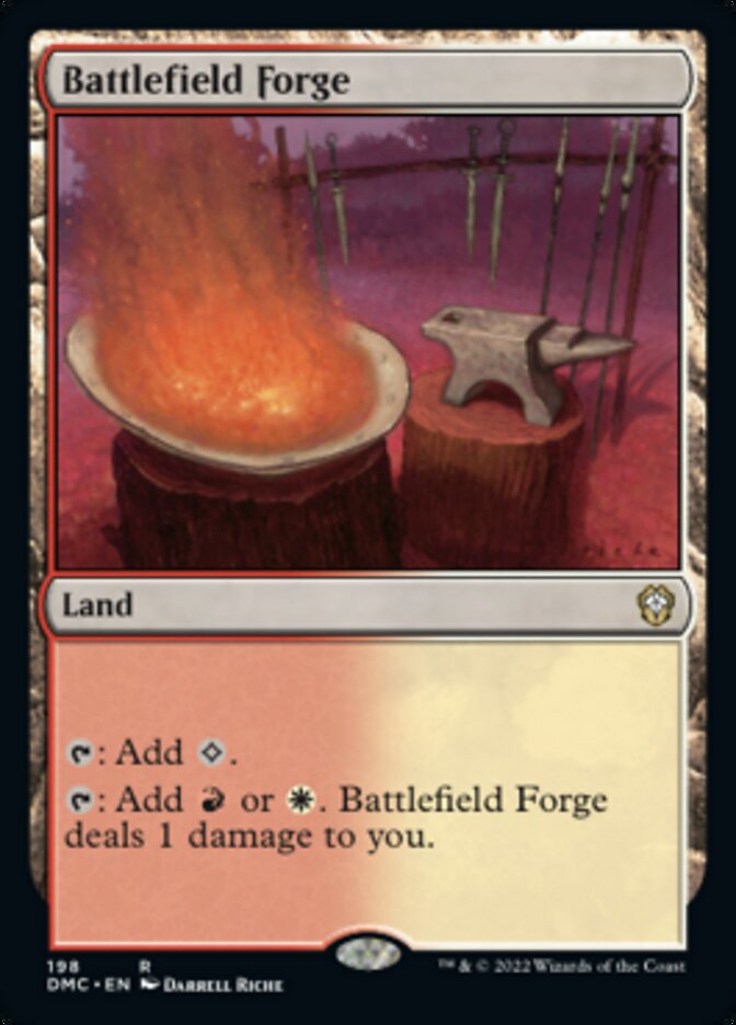 Battlefield Forge [Dominaria United Commander] MTG Single Magic: The Gathering | Red Claw Gaming