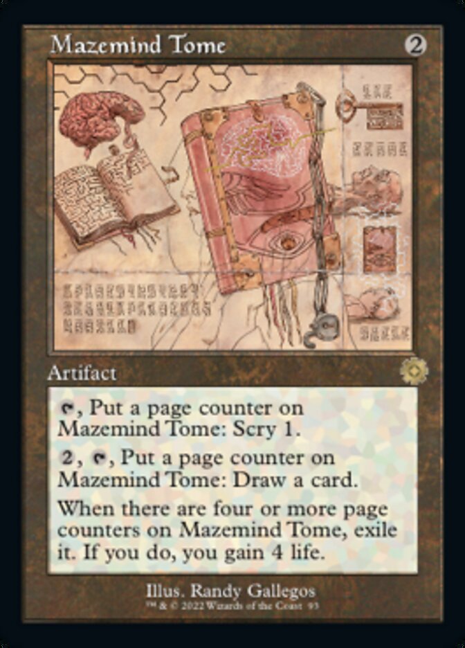 Mazemind Tome (Retro Schematic) [The Brothers' War Retro Artifacts] MTG Single Magic: The Gathering | Red Claw Gaming