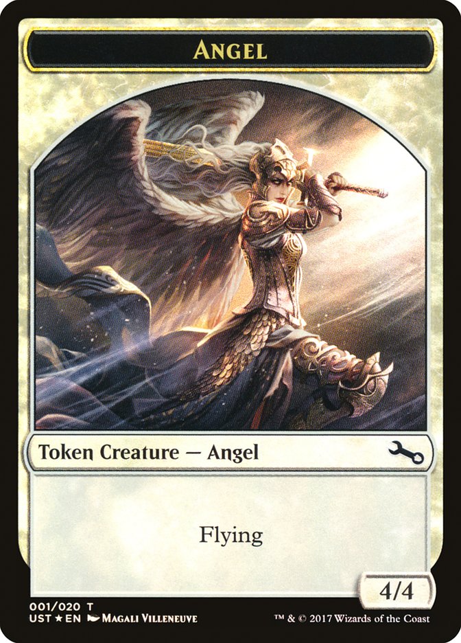 Angel // Angel Double-Sided Token [Unstable Tokens] MTG Single Magic: The Gathering | Red Claw Gaming