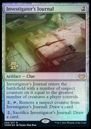 Investigator's Journal [Innistrad: Crimson Vow Prerelease Promos] MTG Single Magic: The Gathering | Red Claw Gaming