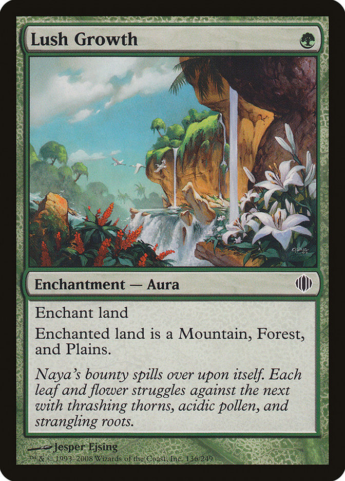 Lush Growth [Shards of Alara] MTG Single Magic: The Gathering | Red Claw Gaming