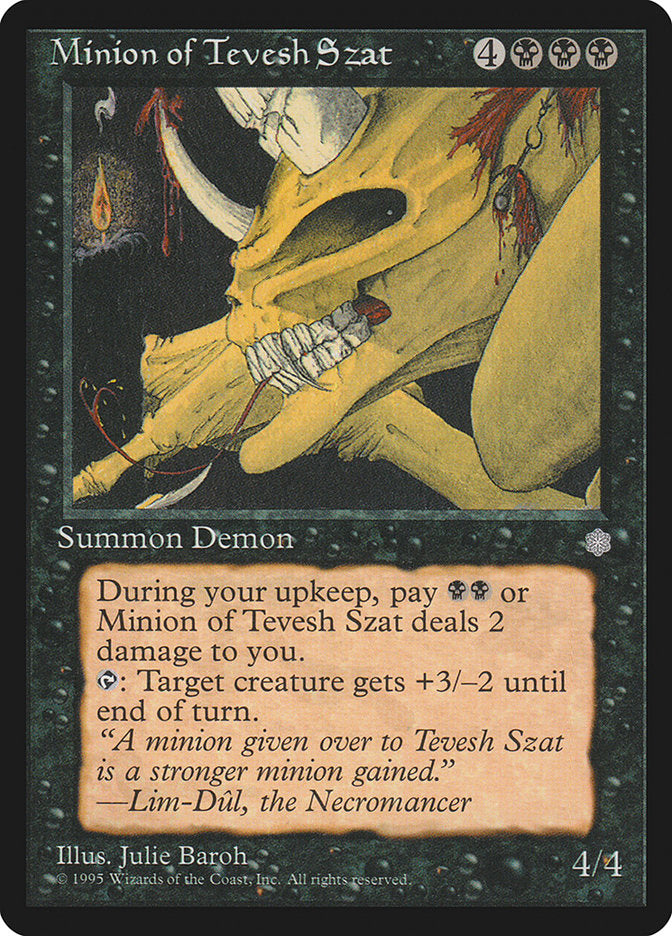 Minion of Tevesh Szat [Ice Age] MTG Single Magic: The Gathering | Red Claw Gaming