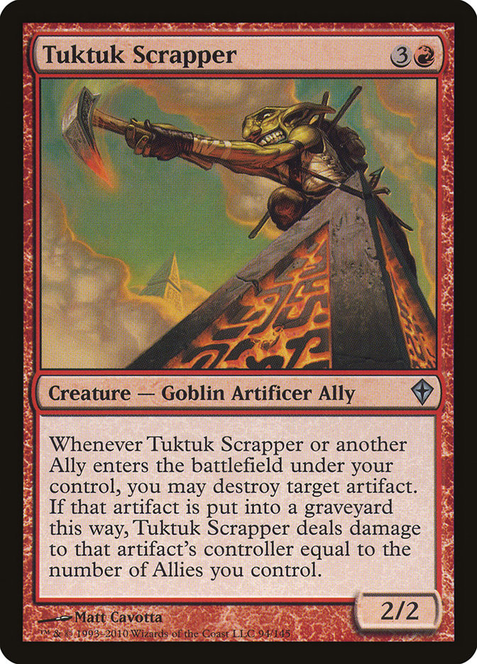 Tuktuk Scrapper [Worldwake] MTG Single Magic: The Gathering | Red Claw Gaming