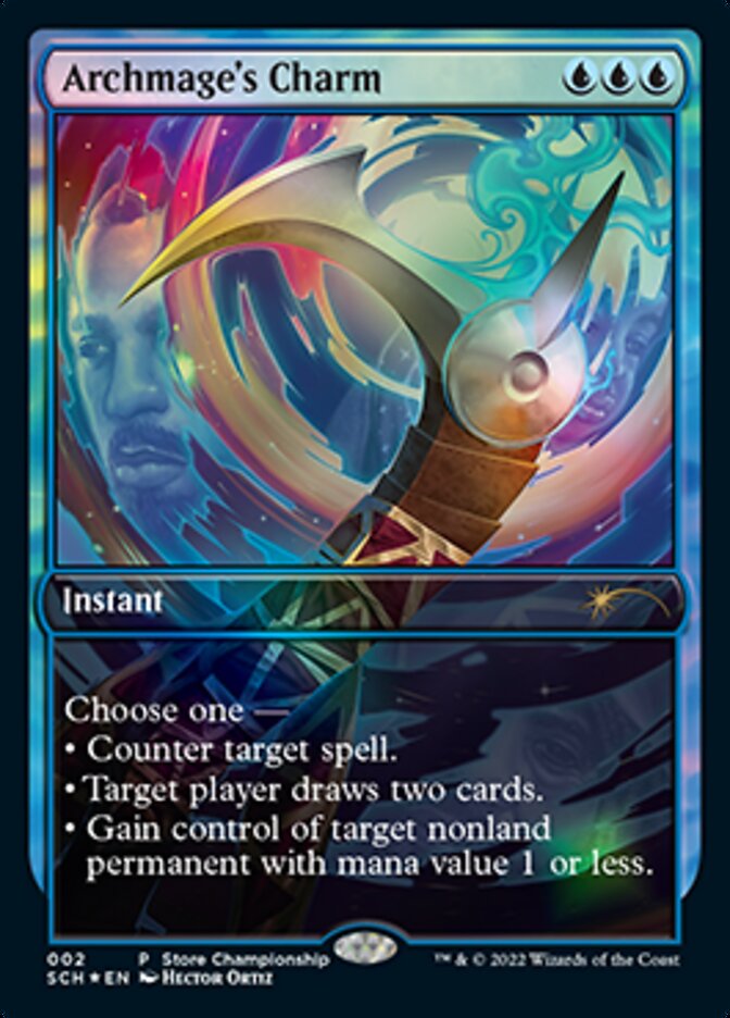 Archmage's Charm (Extended Art) [Store Championships 2022] MTG Single Magic: The Gathering | Red Claw Gaming