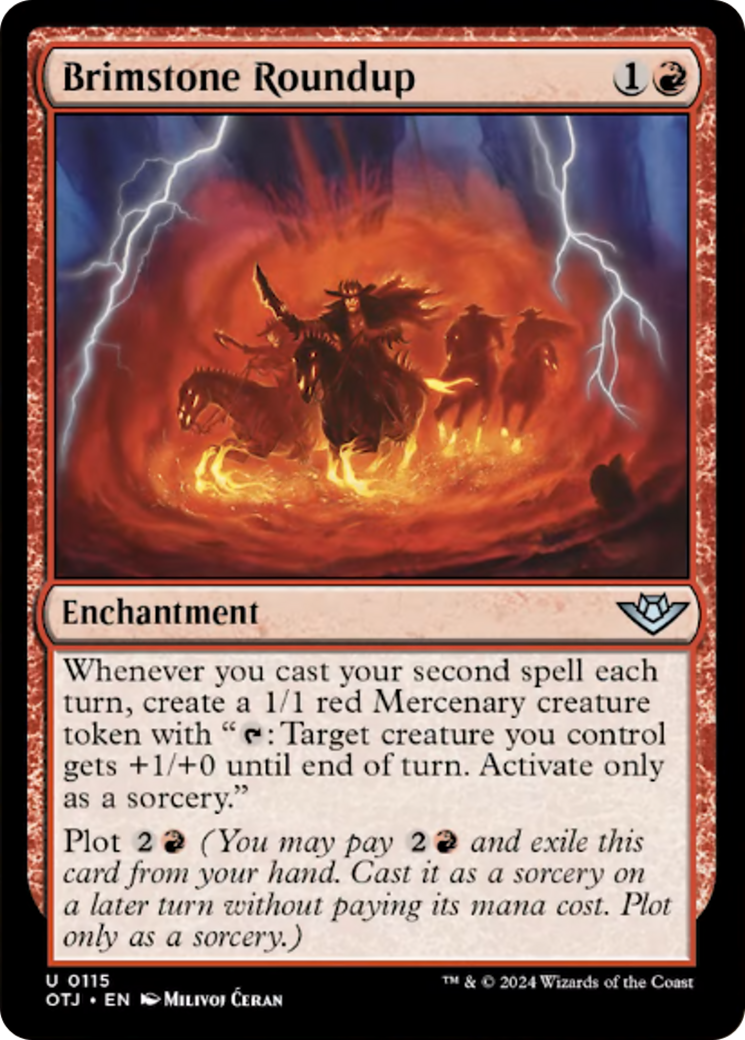Brimstone Roundup [Outlaws of Thunder Junction] MTG Single Magic: The Gathering    | Red Claw Gaming