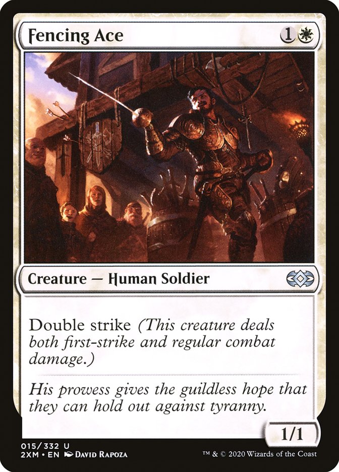Fencing Ace [Double Masters] MTG Single Magic: The Gathering | Red Claw Gaming