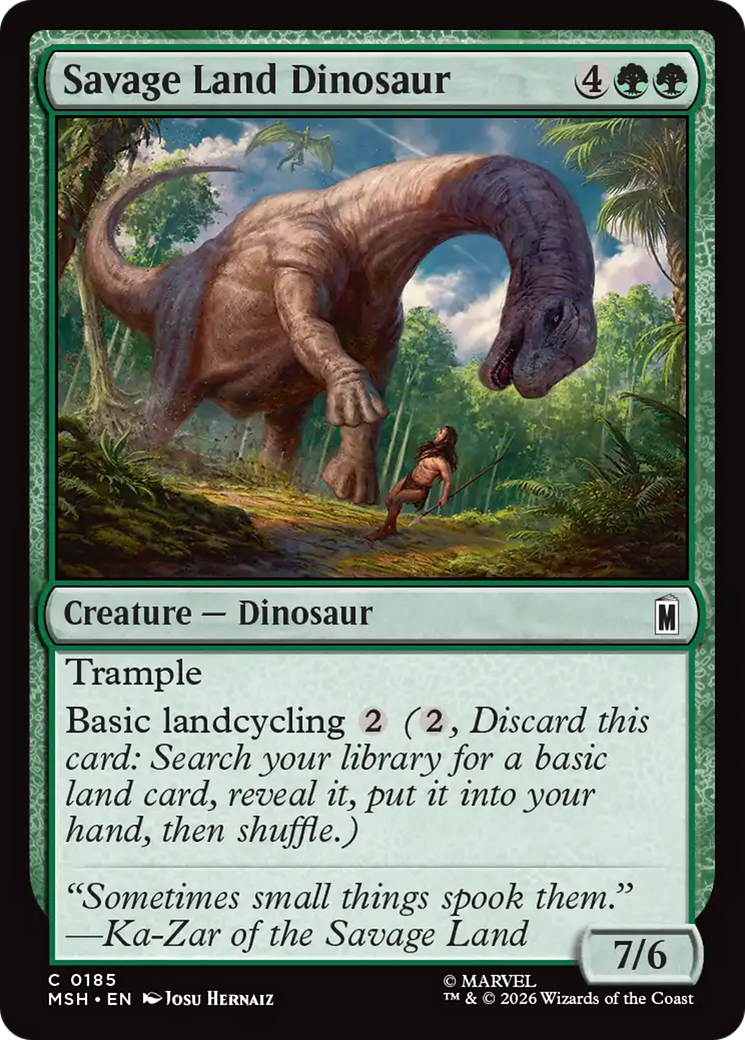Savage Land Dinosaur [Marvel Super Heroes] | Red Claw Gaming