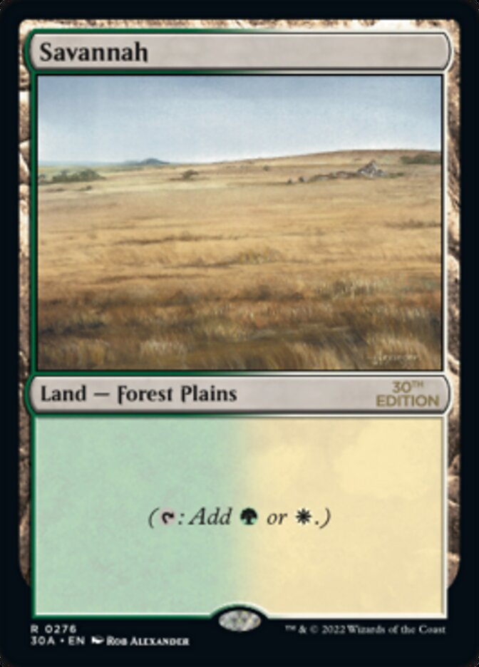 Savannah [30th Anniversary Edition] MTG Single Magic: The Gathering | Red Claw Gaming
