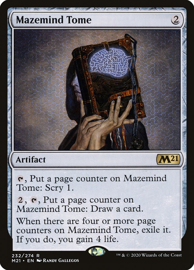 Mazemind Tome [Core Set 2021] MTG Single Magic: The Gathering | Red Claw Gaming