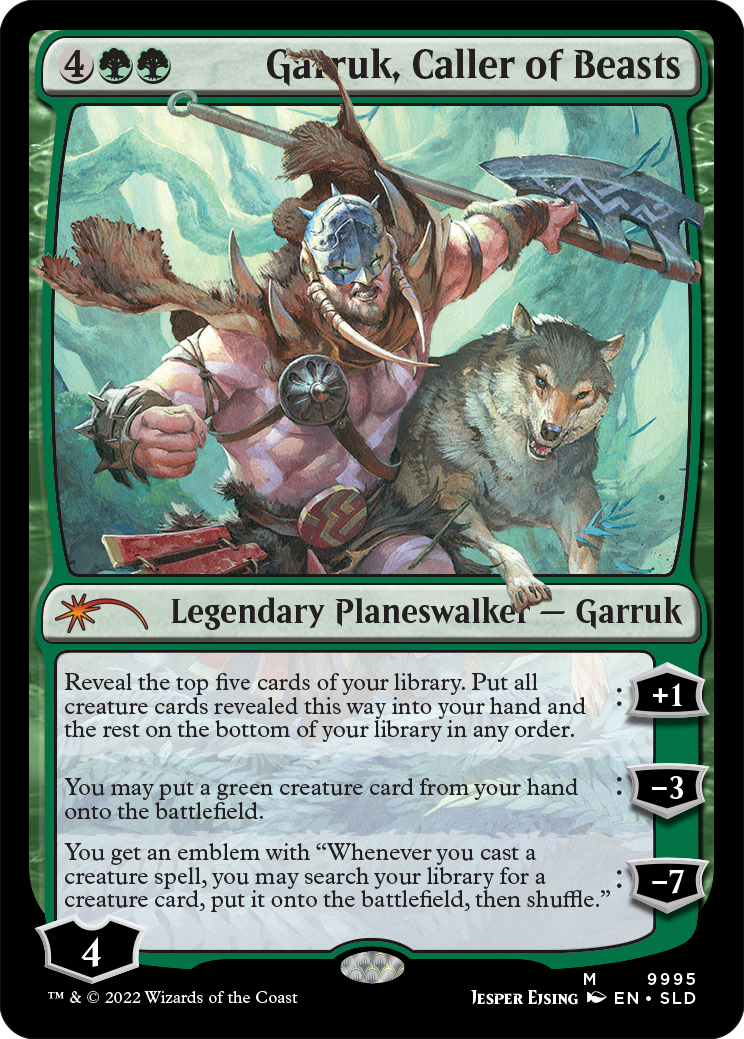 Garruk, Caller of Beasts [Secret Lair Drop Series] MTG Single Magic: The Gathering | Red Claw Gaming