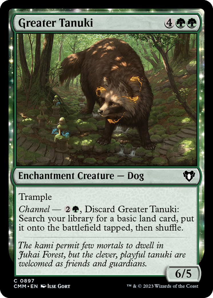 Greater Tanuki [Commander Masters] MTG Single Magic: The Gathering | Red Claw Gaming