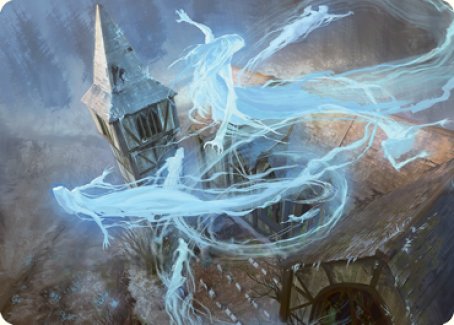 Hallowed Haunting Art Card [Innistrad: Crimson Vow Art Series] MTG Single Magic: The Gathering | Red Claw Gaming