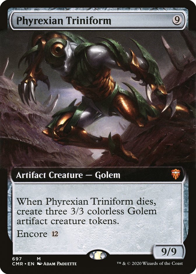 Phyrexian Triniform (Extended Art) [Commander Legends] MTG Single Magic: The Gathering | Red Claw Gaming