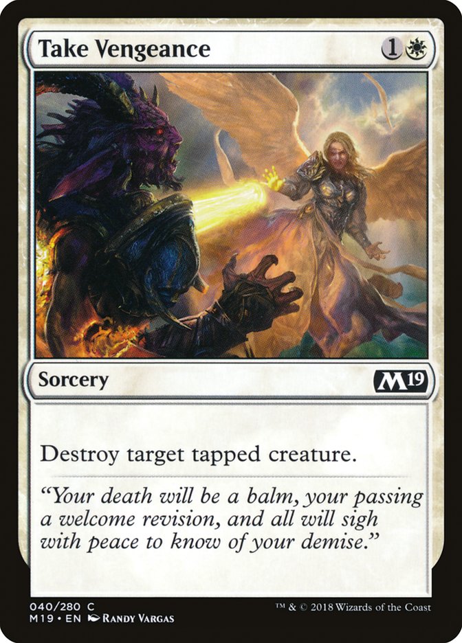 Take Vengeance [Core Set 2019] MTG Single Magic: The Gathering | Red Claw Gaming