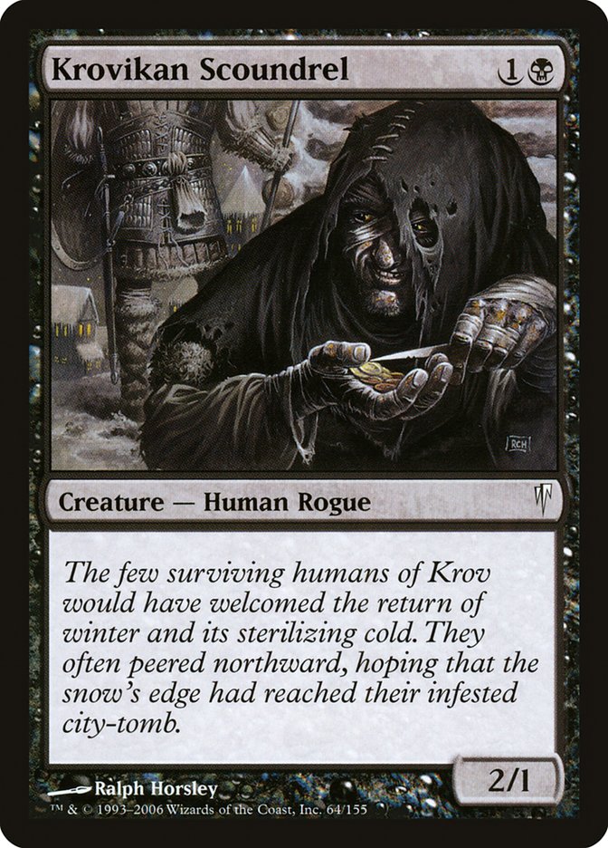 Krovikan Scoundrel [Coldsnap] MTG Single Magic: The Gathering | Red Claw Gaming