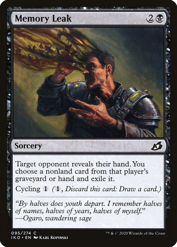 Memory Leak [Ikoria: Lair of Behemoths] MTG Single Magic: The Gathering | Red Claw Gaming