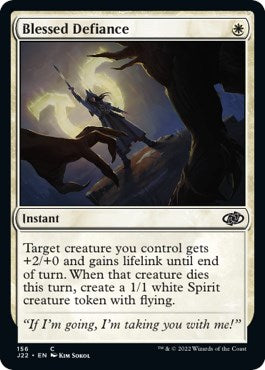 Blessed Defiance [Jumpstart 2022] MTG Single Magic: The Gathering | Red Claw Gaming