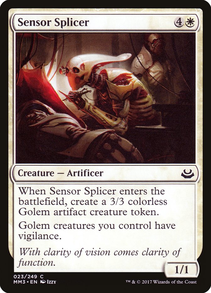 Sensor Splicer [Modern Masters 2017] MTG Single Magic: The Gathering | Red Claw Gaming