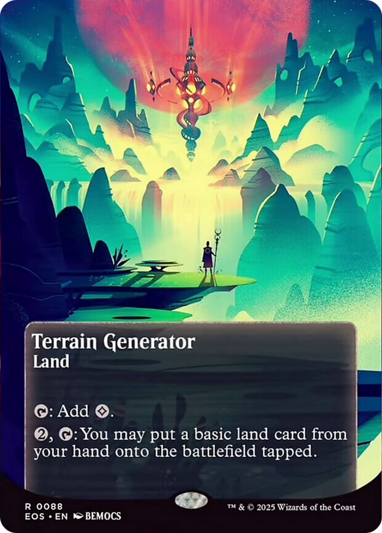 Terrain Generator (0088) (Borderless) [Edge of Eternities: Stellar Sights] MTG Single Magic: The Gathering | Red Claw Gaming