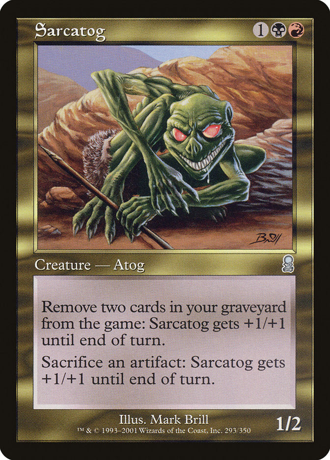 Sarcatog [Odyssey] MTG Single Magic: The Gathering | Red Claw Gaming