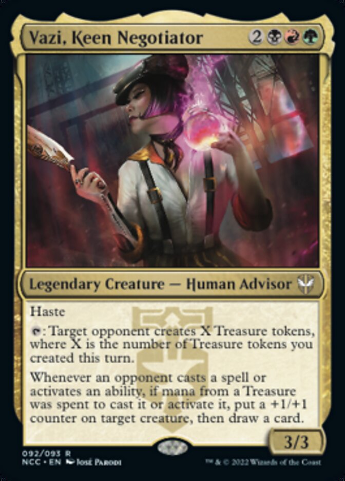 Vazi, Keen Negotiator [Streets of New Capenna Commander] MTG Single Magic: The Gathering | Red Claw Gaming