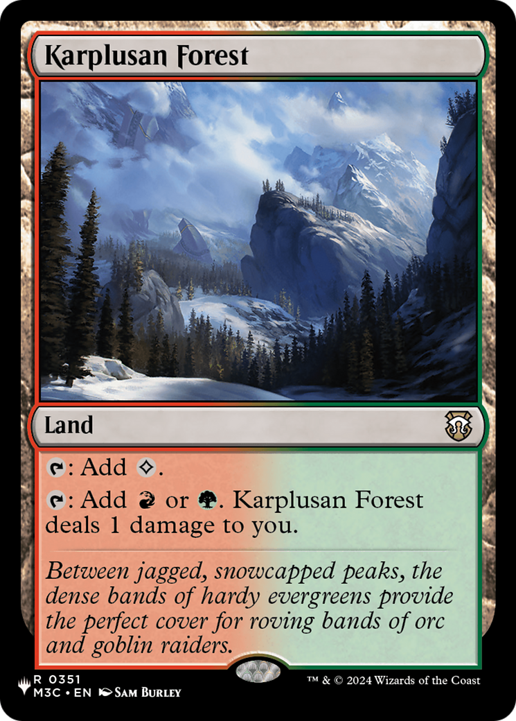 Karplusan Forest (M3C) [The List] MTG Single Magic: The Gathering | Red Claw Gaming